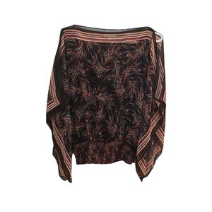 Max Studio Size Small Multicolored Flowy Shirt (S)